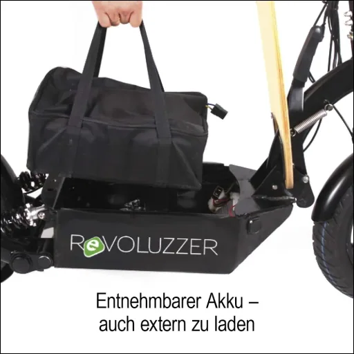 E-Roller "Revoluzzer" Basic 45 km/h schwarz