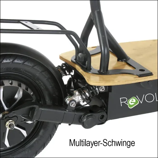 E-Roller "Revoluzzer" Basic 45 km/h schwarz
