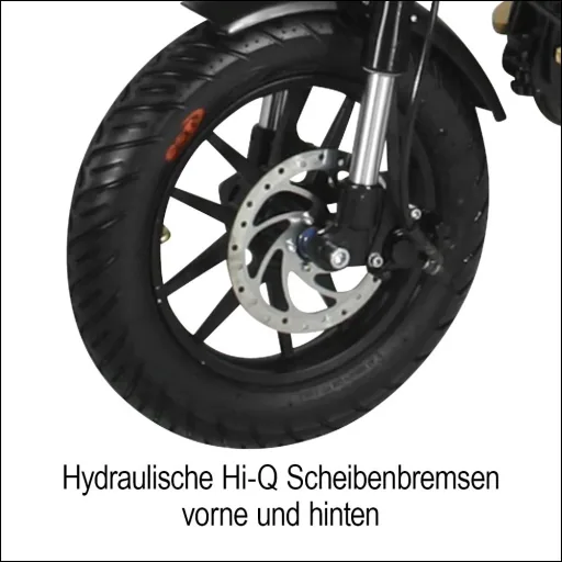 E-Roller "Revoluzzer" Basic 45 km/h schwarz