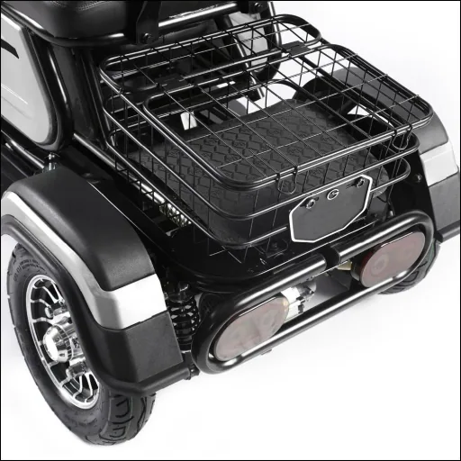 3-Rad E-Car Speed ​​6 km/h: 48V/20Ah Blei-Gel, blue