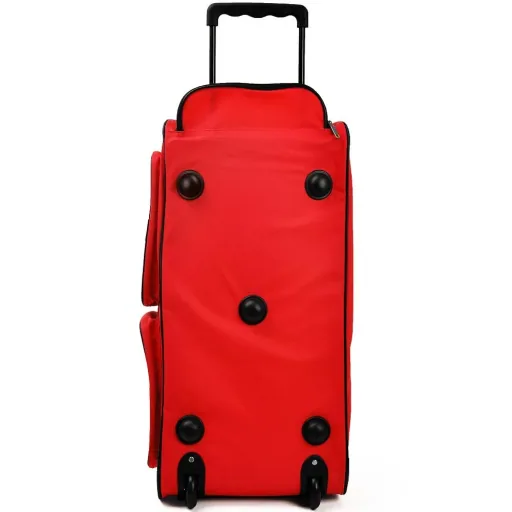 Travel bag with trolley function - 85L - Red - Bag with wheels