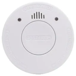 Smoke detector with 10-year lithium battery
