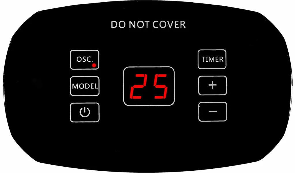 Ceramic fan heater - Mersin with remote control
