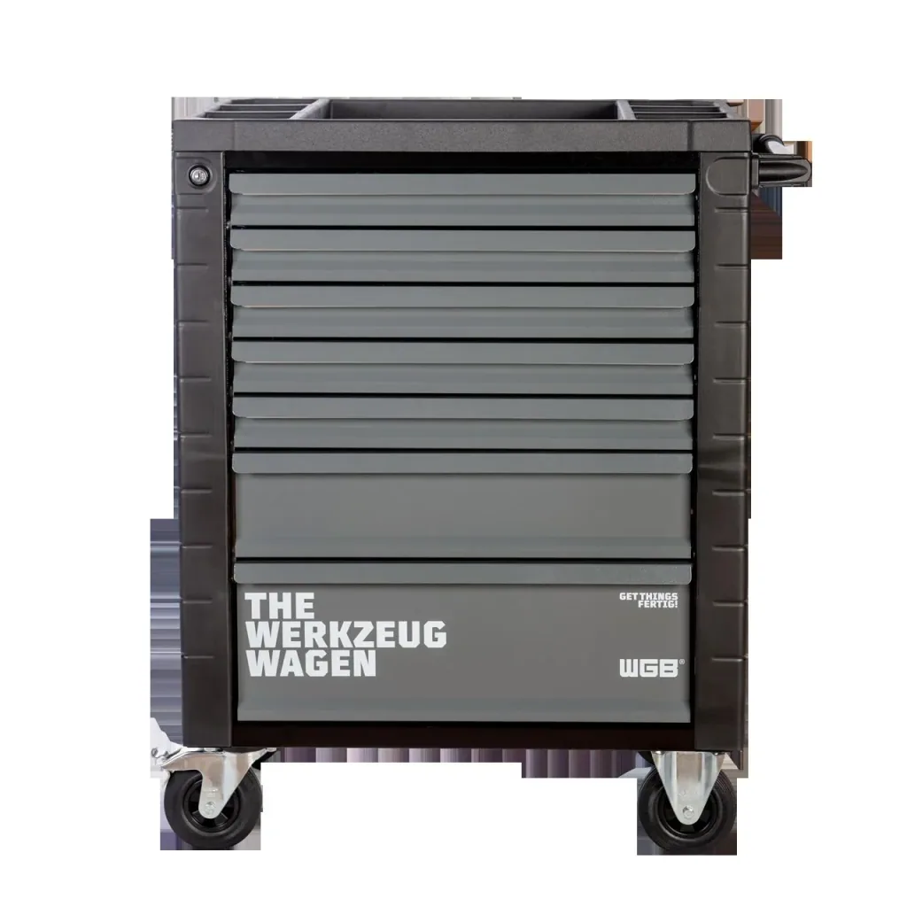 Werkstattwagen - 7 laden, uitgerust met 9 modules, 140 stuks
