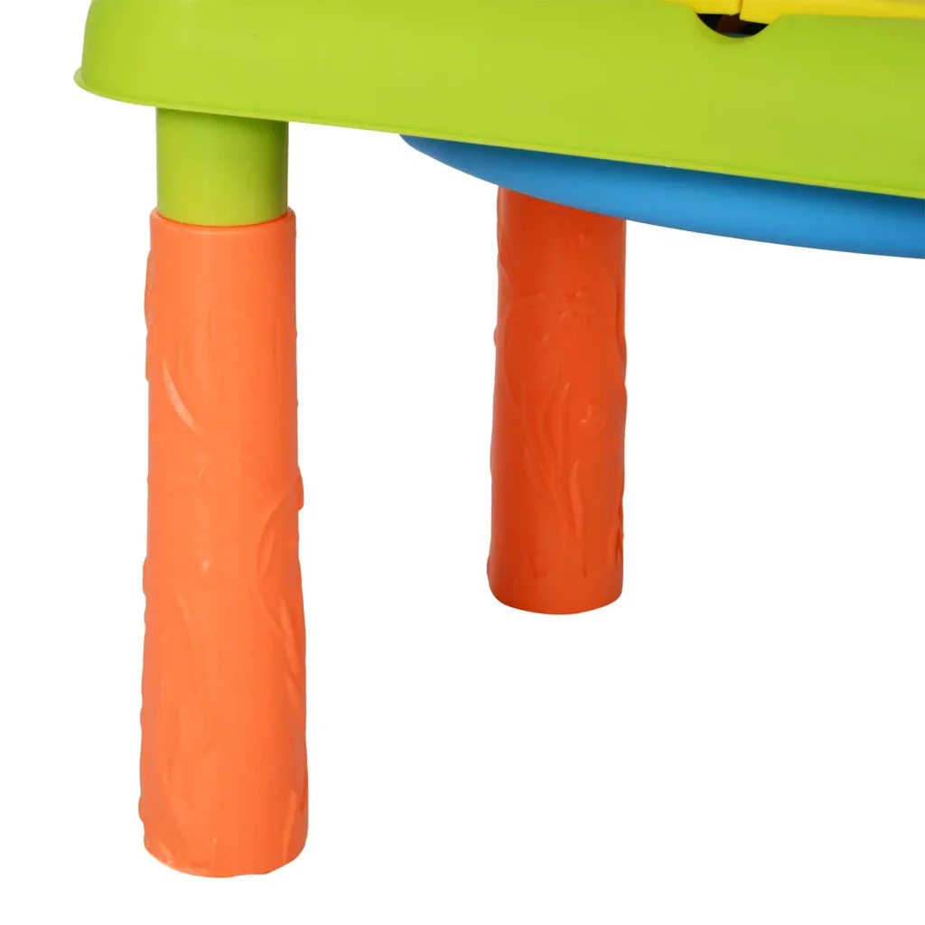 Children's sandpit table with 16-piece accessories