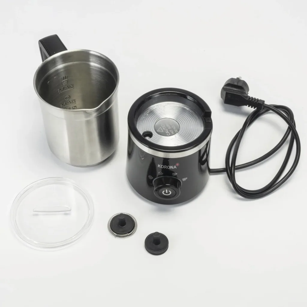 Electric milk frother induction, stainless steel, 650 watts