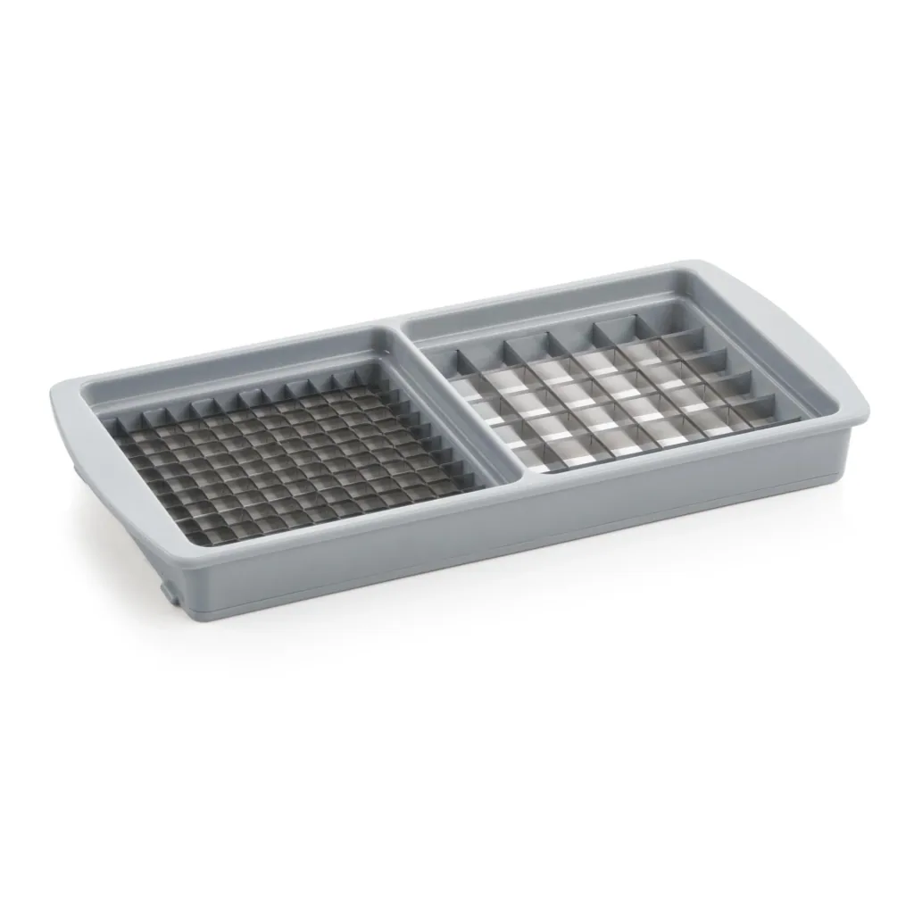 Nicer Dicer Fusion, Set, White/Gray, 14-piece