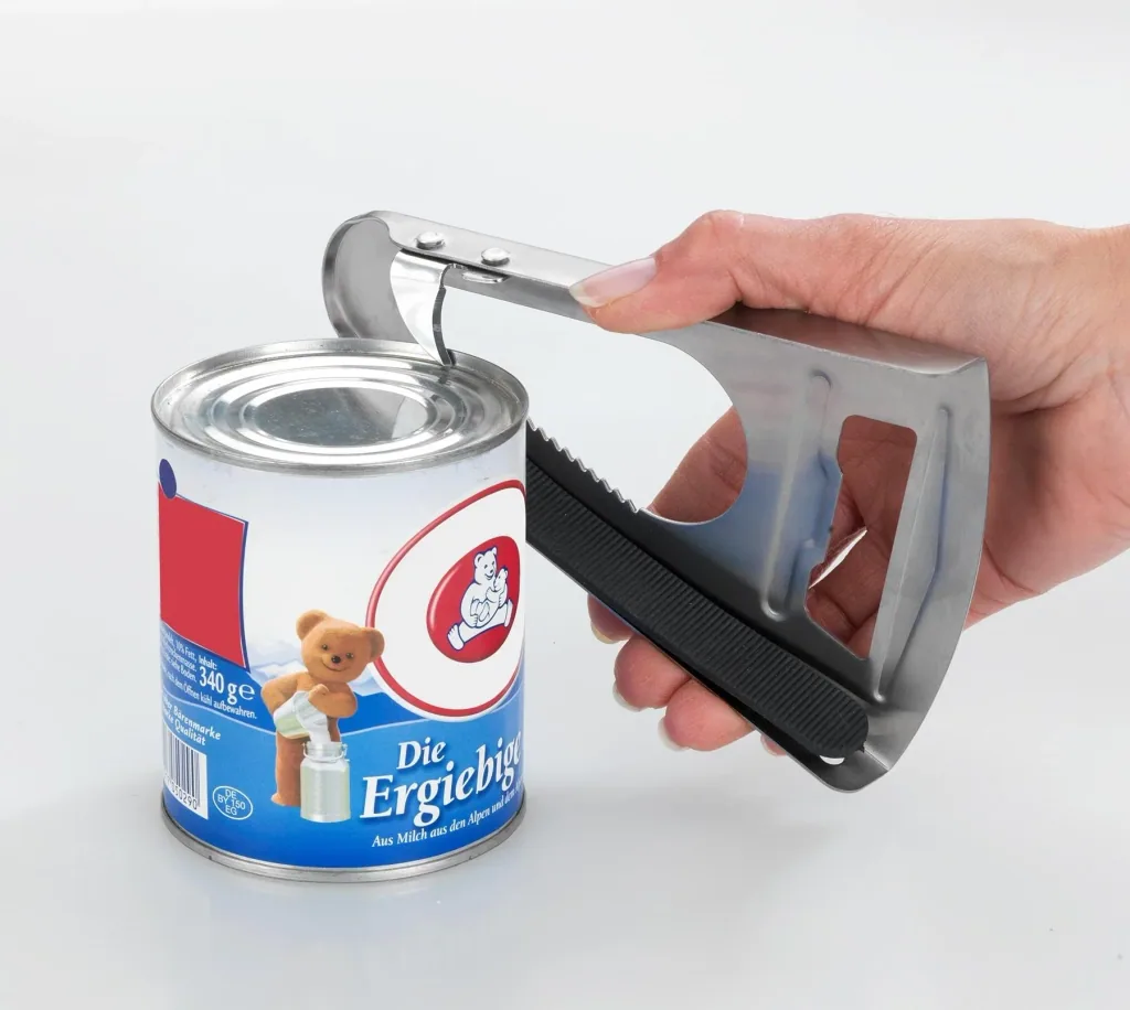 6-in-1 multi-opener made of stainless steel