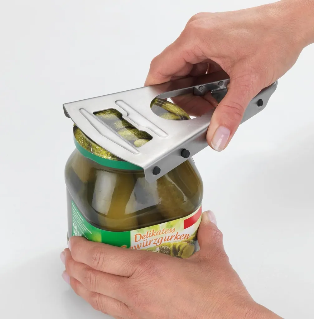 6-in-1 multi-opener made of stainless steel