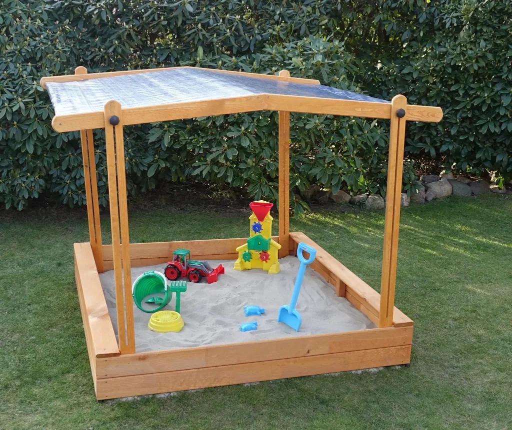 Sandpit "MULTI" + roof