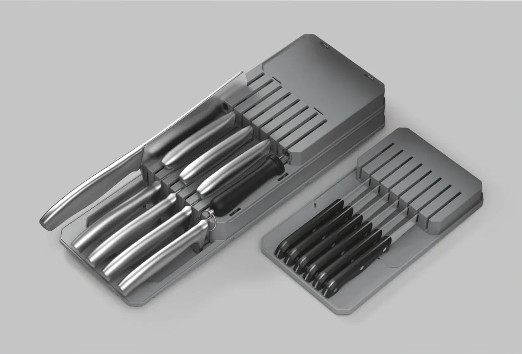 Messer-Organizer, Blade-Fit