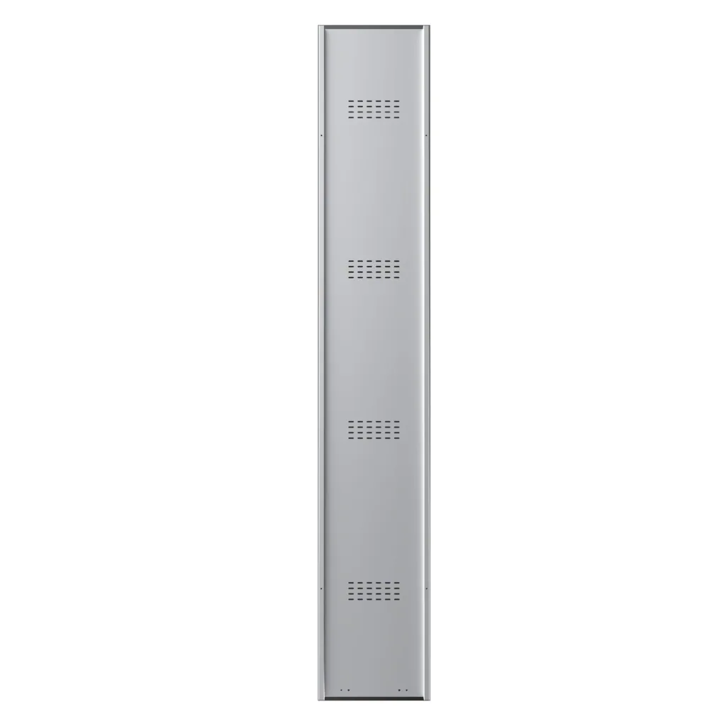 Locker PL Series - 1 door with key lock, 300 mm deep, grey