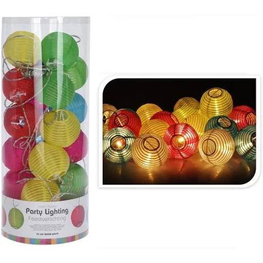 Pro Garden Party Lighting - Indoor and Outdoor - 20 LED Lights - Lanterns - Multicolor