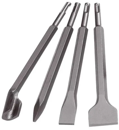 13-piece drill and chisel set with SDS Plus chuck