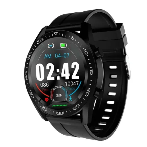 Smartwatch with heart rate, blood pressure and blood oxygen sensor, multi-sport mode