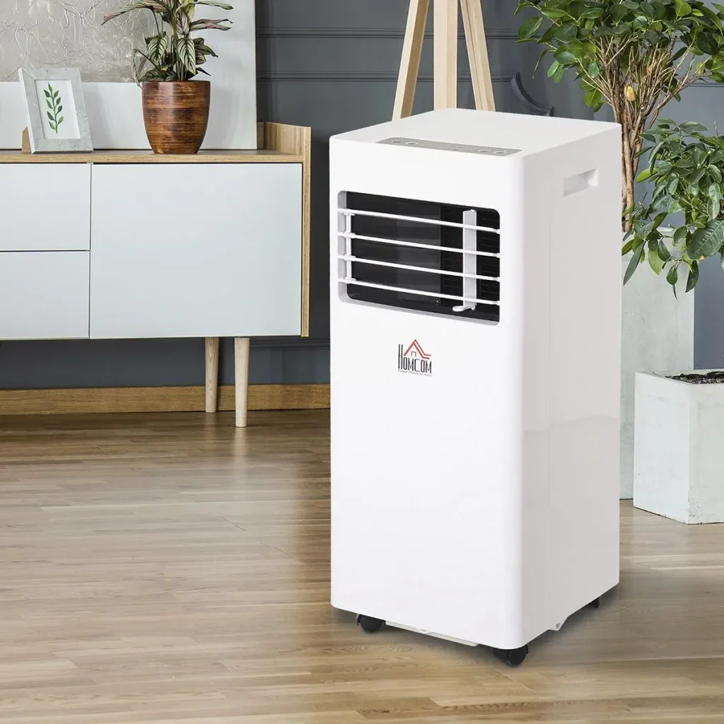 Mobile air conditioner white