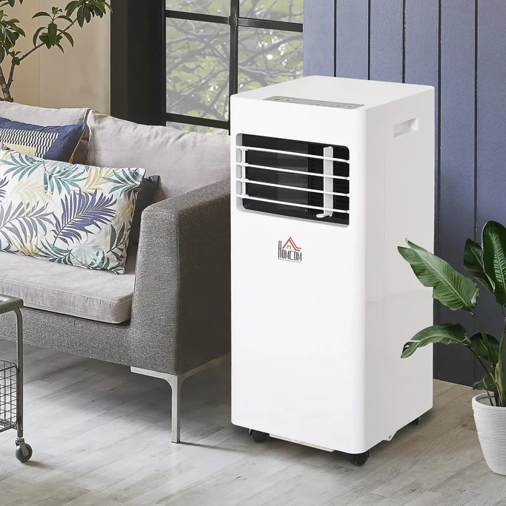 Mobile air conditioner white