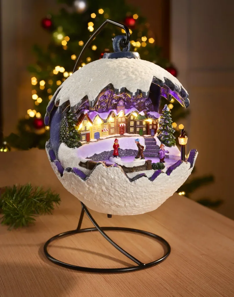 Winter Wonder Ball with Ice Skaters