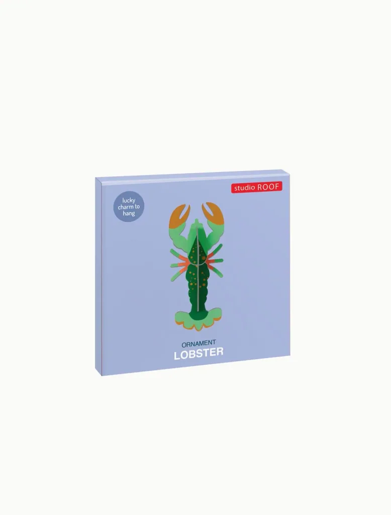 Studio ROOF Ornament, knutselpakket, 3D wandobject - Kreeft