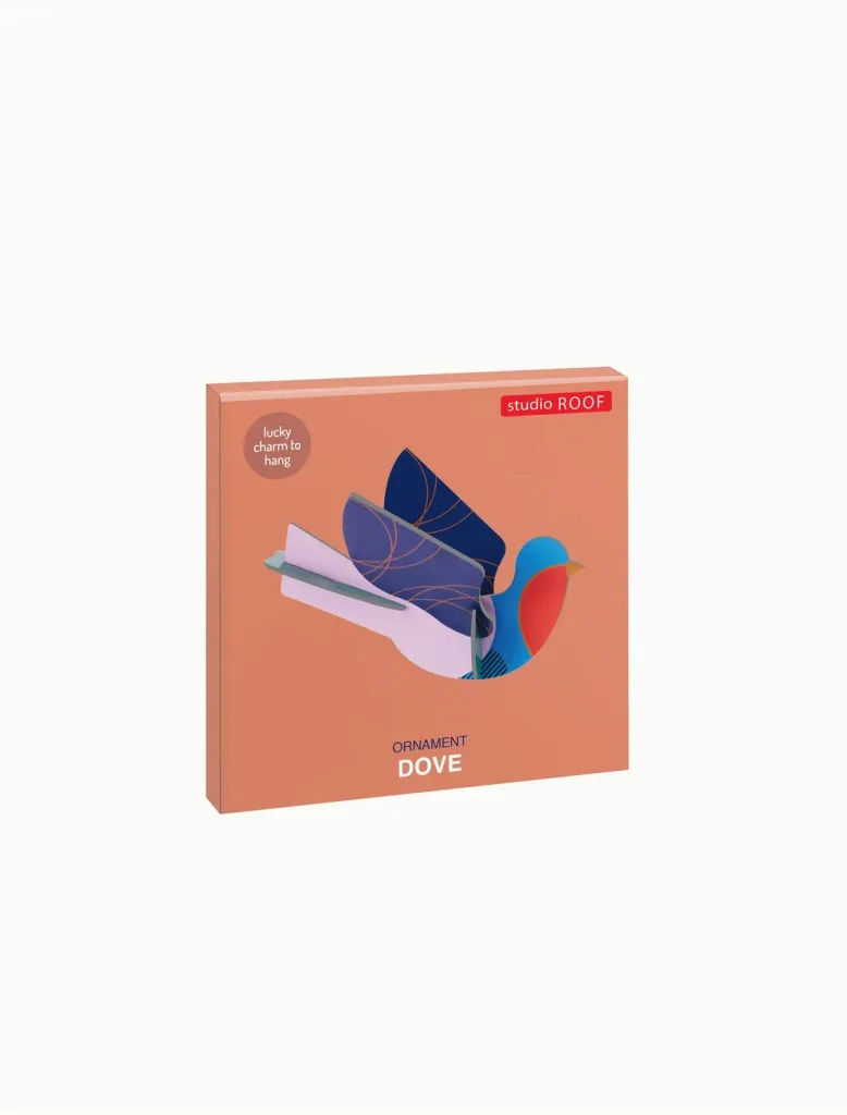 Studio ROOF ornament, knutselset, 3D wandobject - Duif