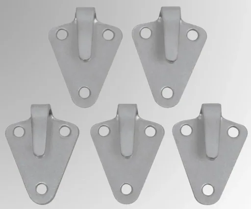 3-hole tarpaulin hooks, 5 pieces