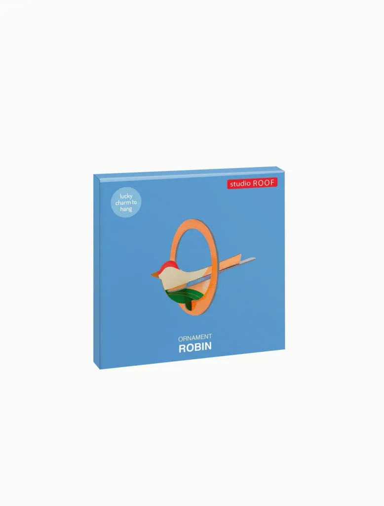 Studio ROOF Ornament, knutselpakket, 3D wandobject – Robin