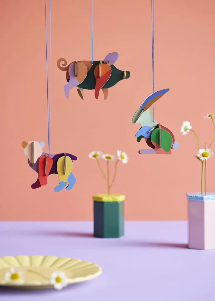 Studio ROOF Ornament, knutselpakket, 3D wandobject - Beer
