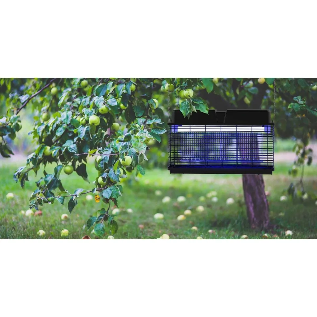 Electric insect killer - fly lamp - outdoor - 2 x 10W - 360° - 100m²