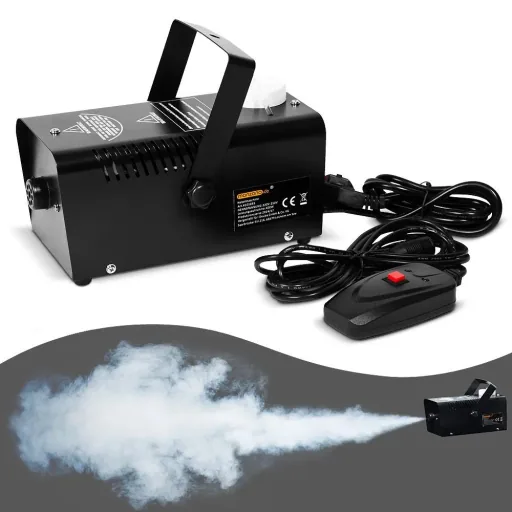 Smoking machine with remote control