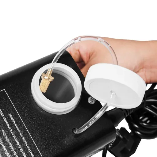 Smoking machine with remote control