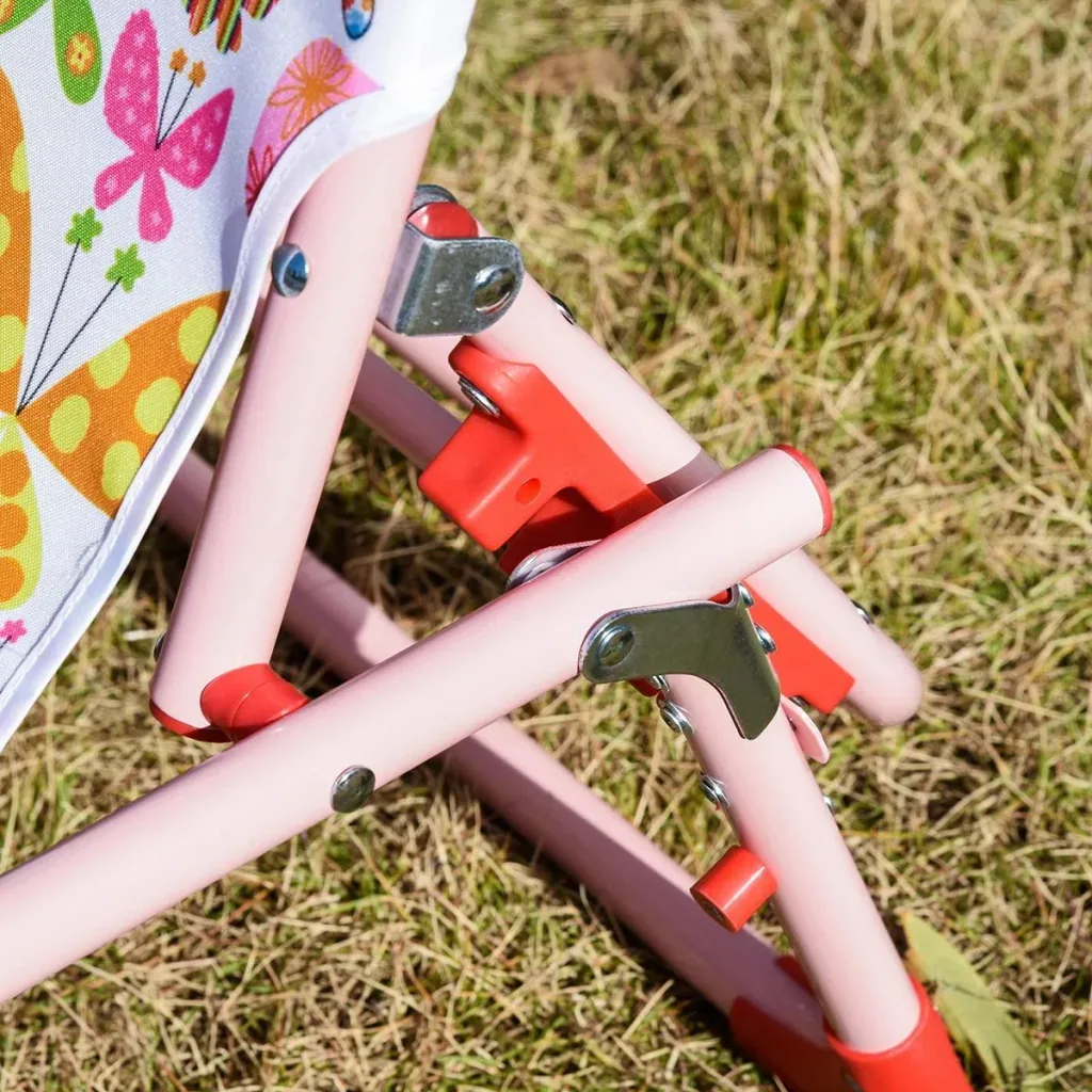 Children's folding garden lounger