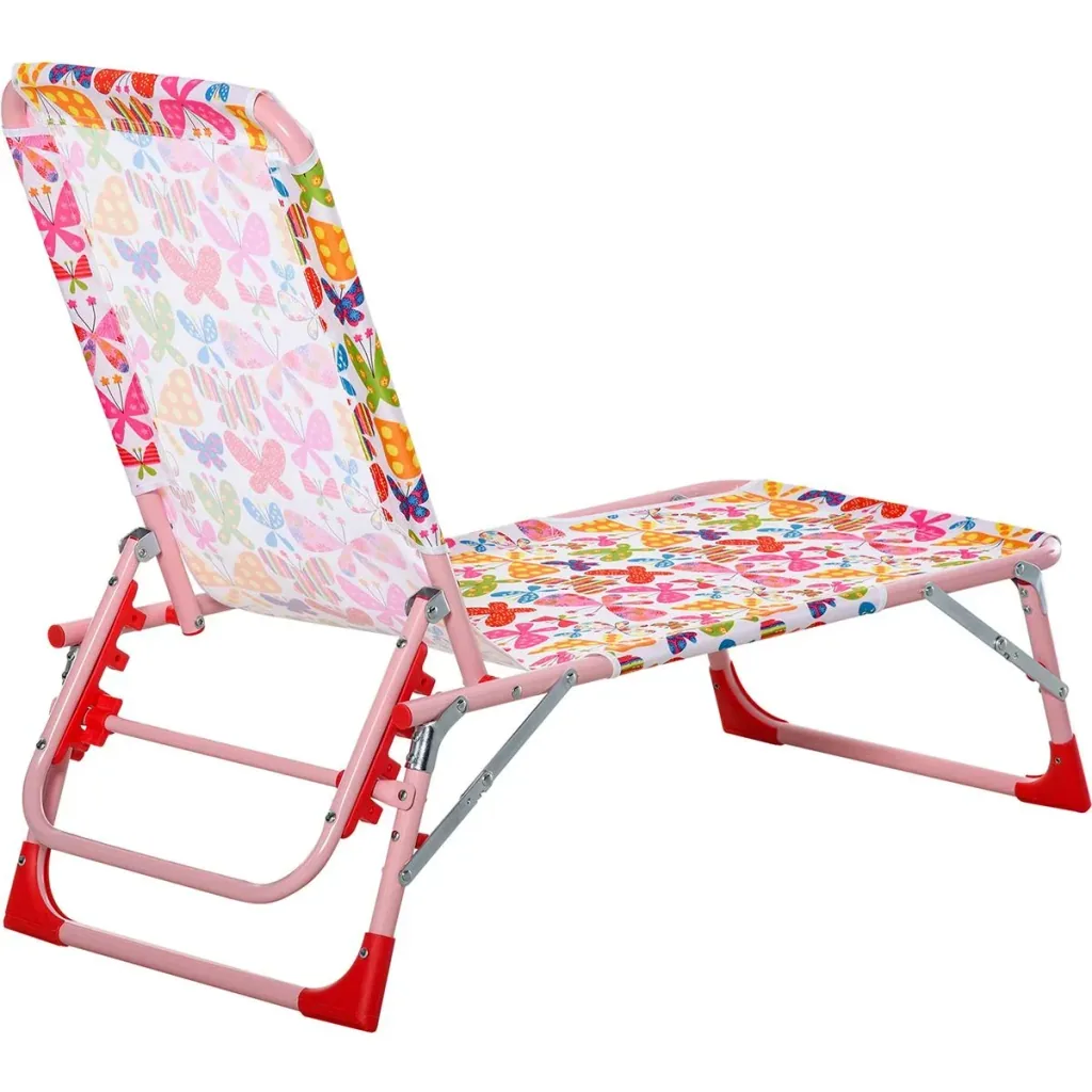 Children's folding garden lounger