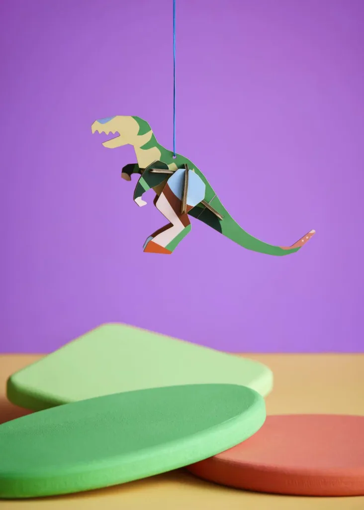 Studio ROOF Ornament, Knutselpakket, 3D wandobject - T-rex