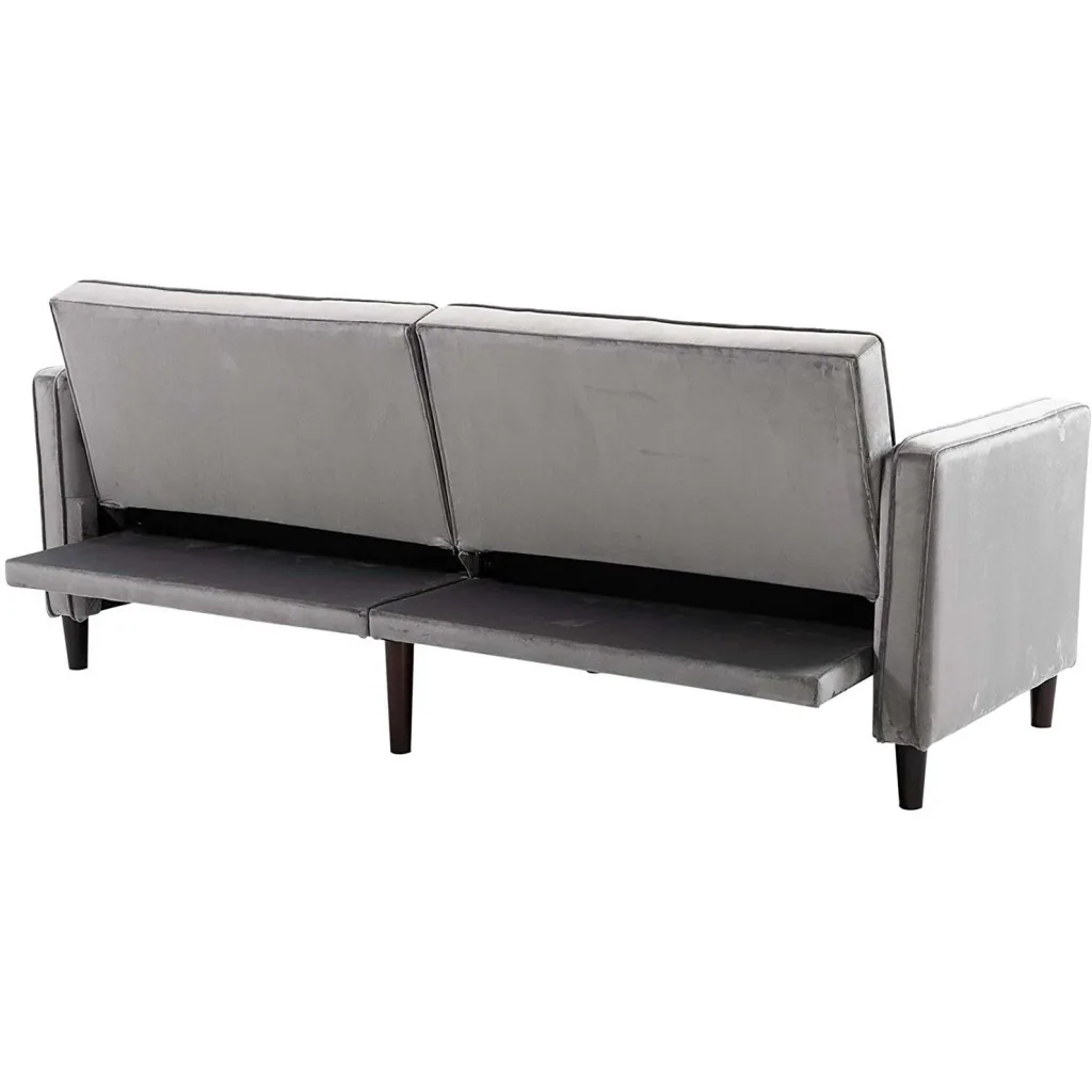Upholstered sofa with sleeping function