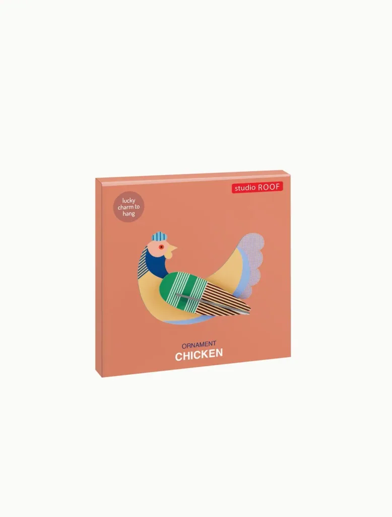 Studio ROOF Ornament, knutselpakket, 3D muurobject - Kip
