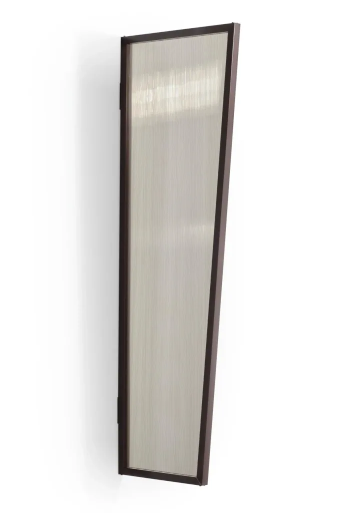 Side panel for B2 PC Bronze, 1750 x 600 x 450 mm, color brown