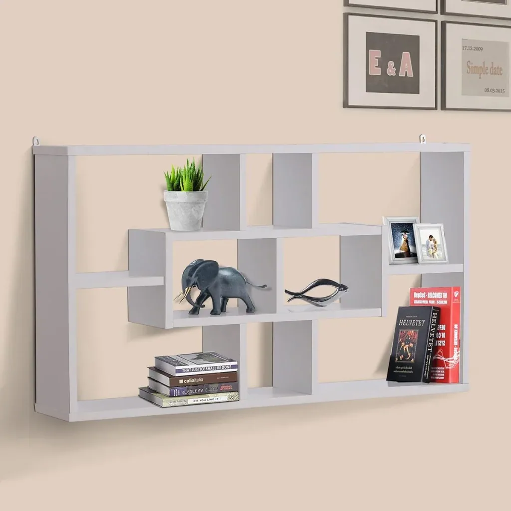 Cube shelf white