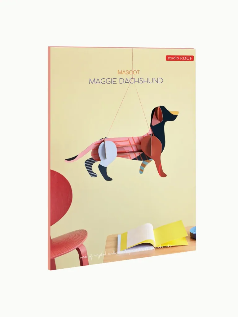 Studio ROOF Knutselset, 3D wandobject, 3D decoratie - Maggie Dackel