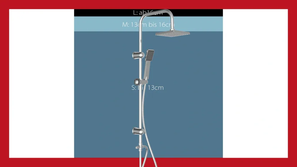 EASY ENERGY overhead shower set