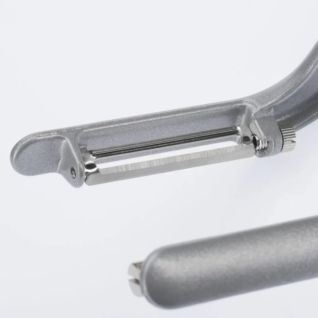 Double vegetable peeler, asparagus peeler, “Peel Star Alu”