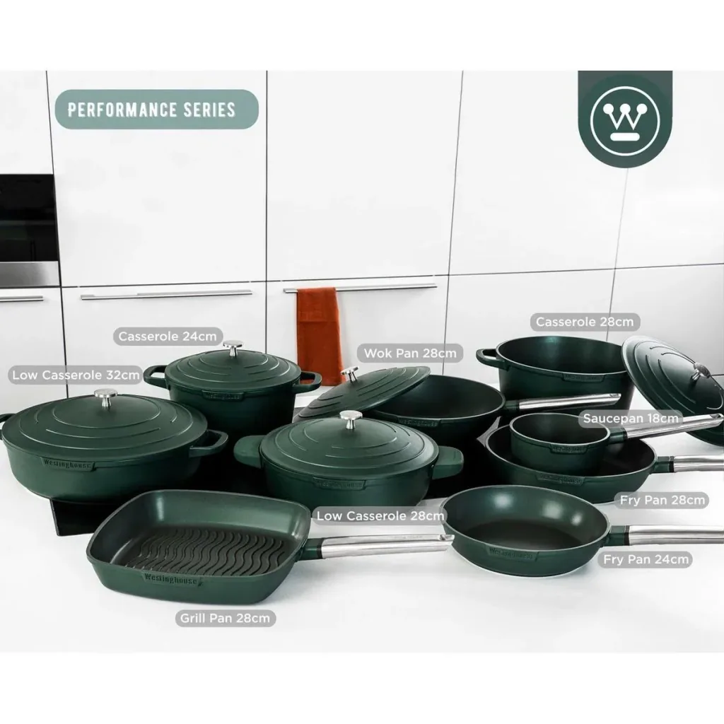 Performance Series Wok Pan - Wok with Lid - 28 cm - Green
