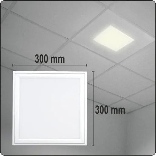 LED ceiling light - 18W - 30x30cm