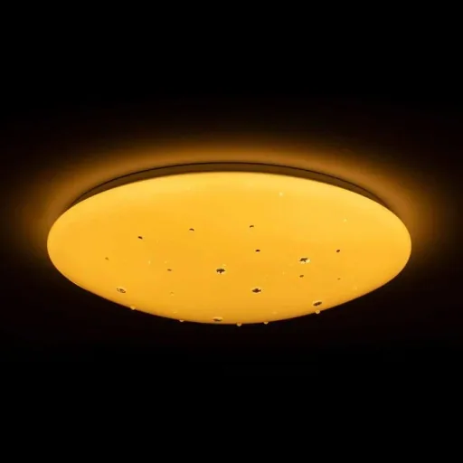 LED glitter ceiling/wall light Shining Diamond 24W + sleep timer & light color change Ø350 mm