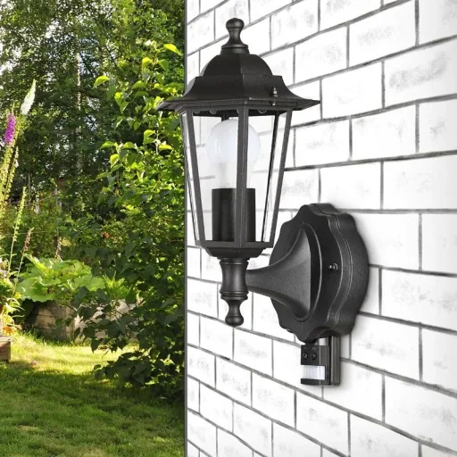 Wall light Wall light Krysante aluminum with sensor