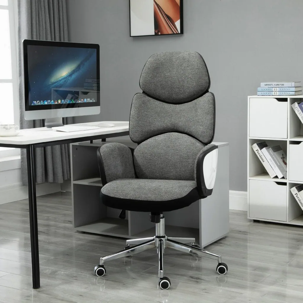 Swivel chair, dark grey