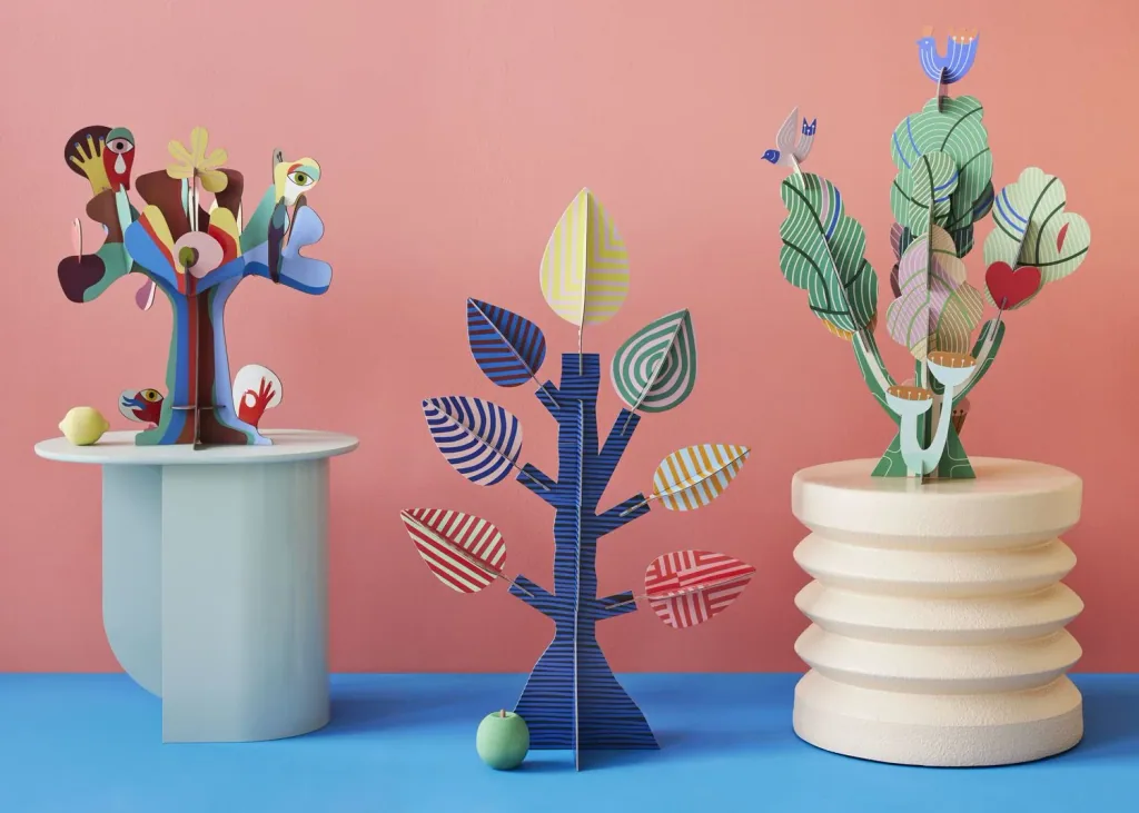 Studio ROOF wanddecoratie, knutselpakket, 3D wandobject - Tree of Life by Ilya