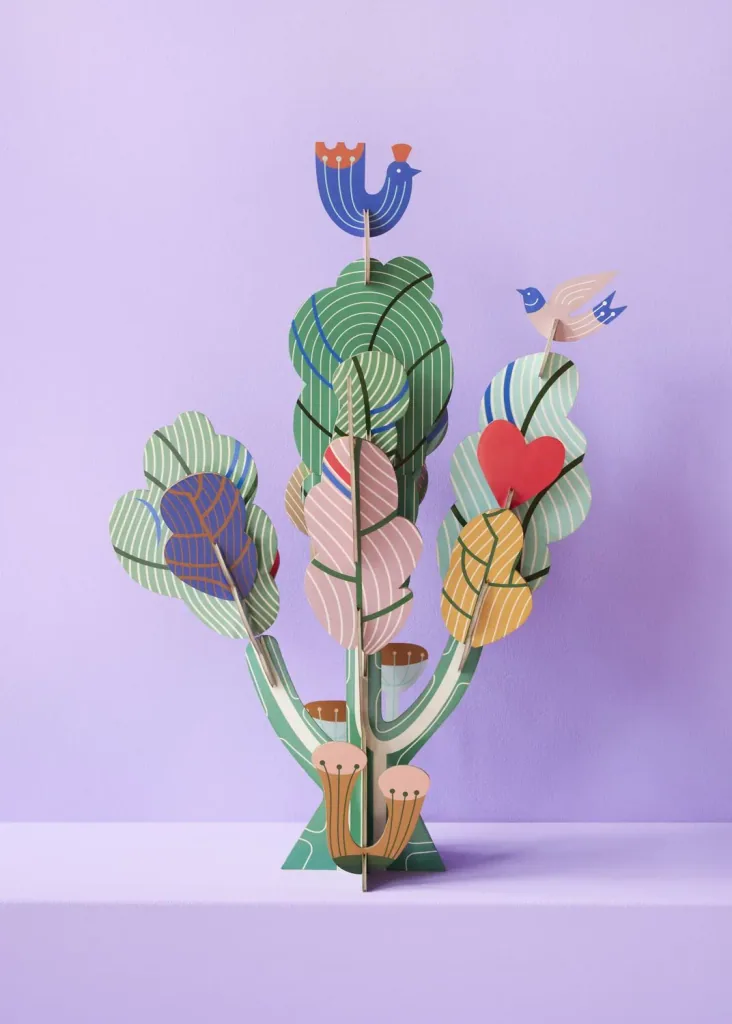 Studio ROOF wanddecoratie, knutselpakket, 3D wandobject - Tree of Life by Ilya
