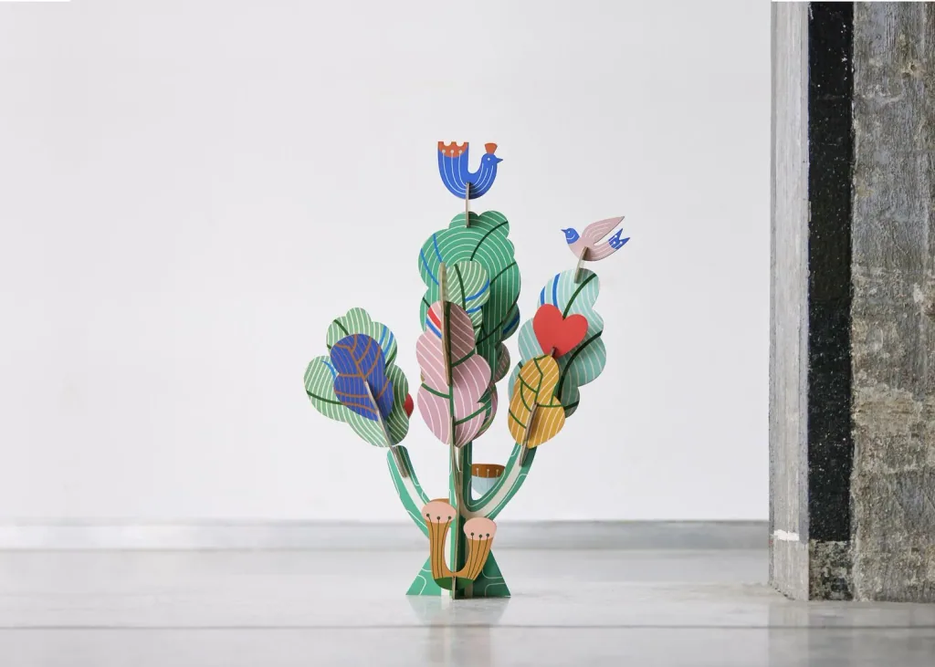 Studio ROOF wanddecoratie, knutselpakket, 3D wandobject - Tree of Life by Ilya