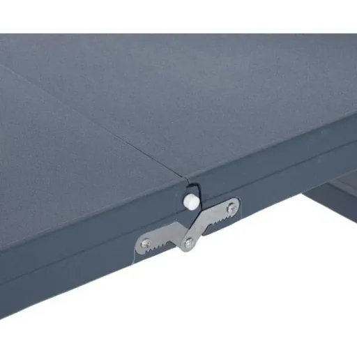 Camping table aluminum foldable black 4 people