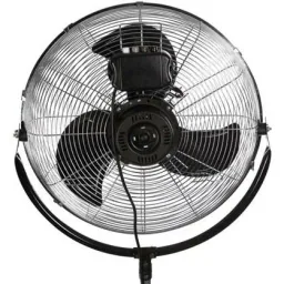 Floor fan - metal - Ø 45 cm - black